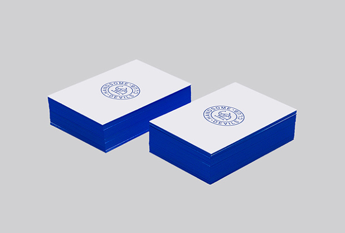 Handsome Devils Club by Taylor Evans #logo #symbol #circle #mark #graphic design #business cards