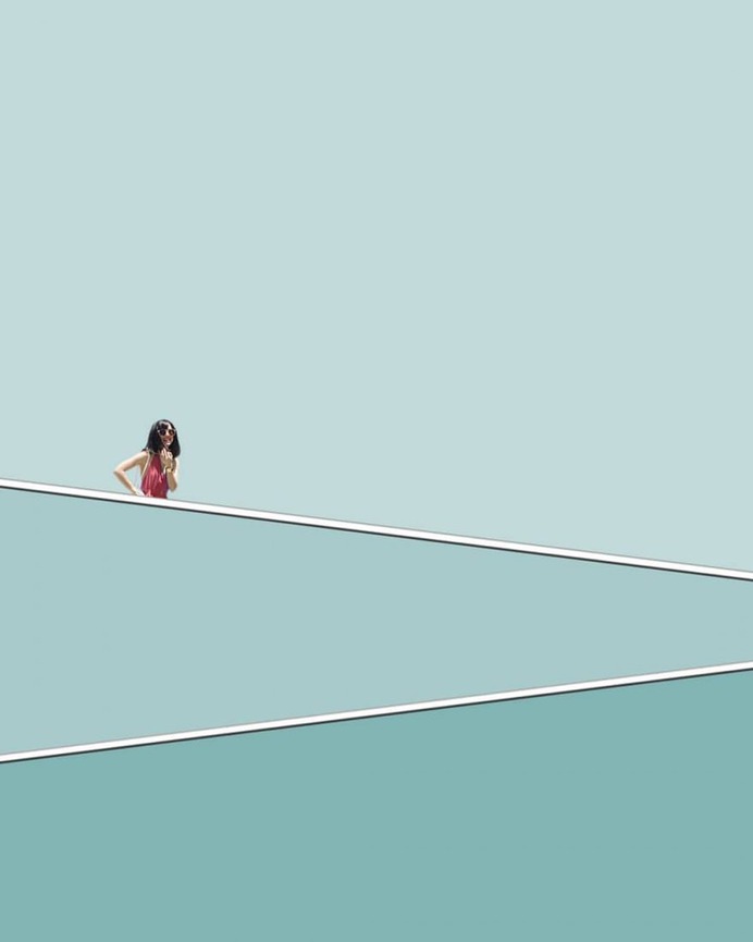 Creative Minimalist and Colorful Photography by Jan Baumgartner