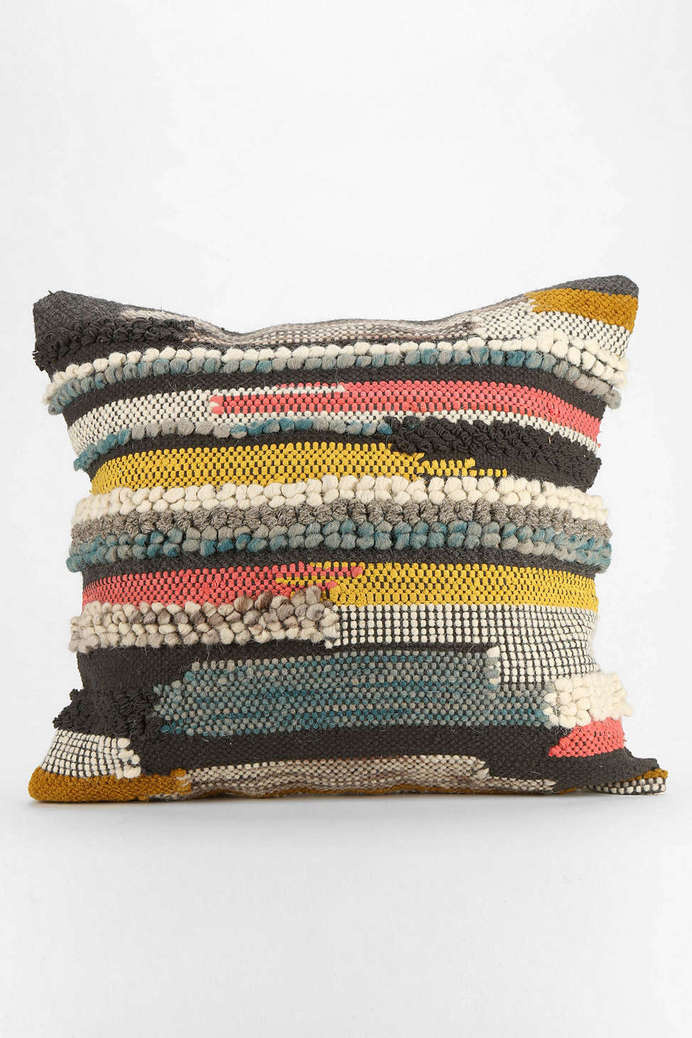 Hooked Stripe Pillow - Urban Outfitters #urban #outfitters