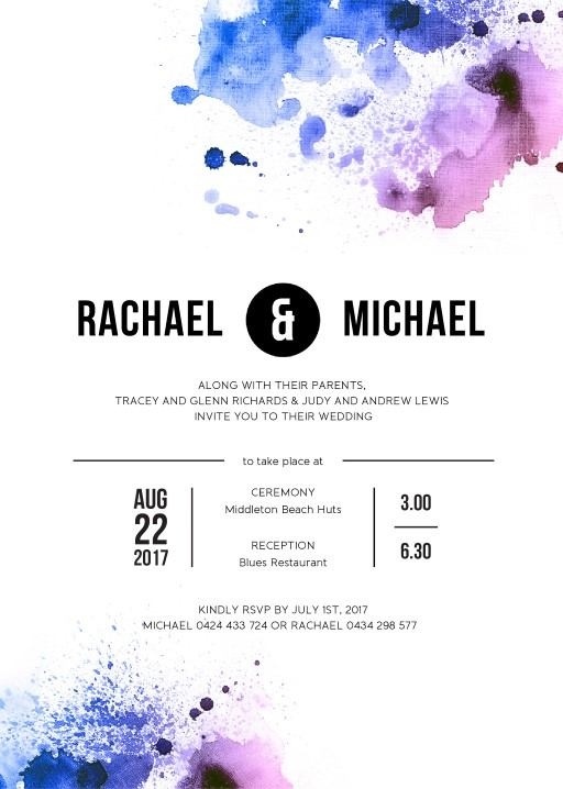 Watercolour! #paperlust #weddinginvitation #weddinginspiration #flower #cards #paper #design #digitalcard