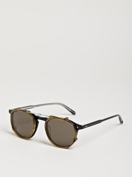 Garrett Leight Hampton Clip On Sunglasses infor Men (multi) Lyst #glasses #leight #sunglasses #garrett #shades