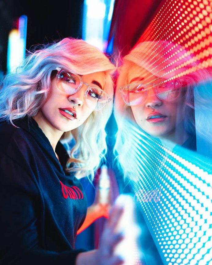 Colorful Female Portrait Photography by Shani Varner