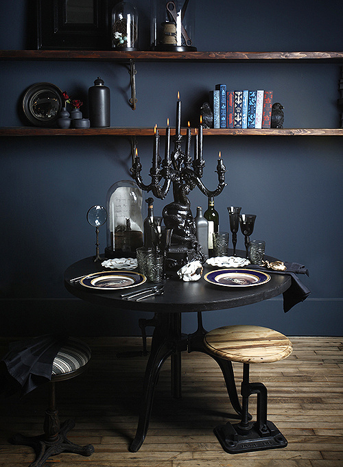MicheleVarian_entiretable_DS #interior #design #decor #deco #dark #decoration