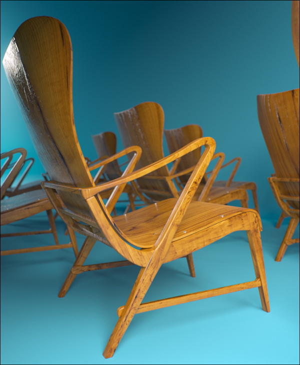 Carl Axel Armchair #sweden #carl #1950s #render #design #furniture #axel #plywood #armchair #3d #beauty