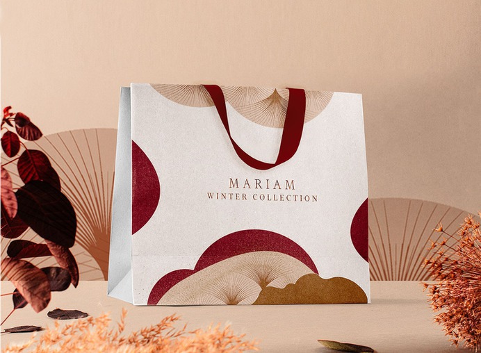 Mariam high-end Fashion - Mindsparkle Mag Monograph&Co designed the branding for Mariam high-end Fashion. Mariam is a high-end fashion brand based out of Moscow, Russia. #logo #packaging #identity #branding #design #color #photography #graphic #design #gallery #blog #project #mindsparkle #mag #beautiful #portfolio #designer