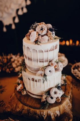 Trending-18 Delicious Wedding Cake Ideas with Doughnuts - Wedding Cakes,