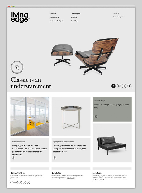 Living Edge #website #layout #design #web