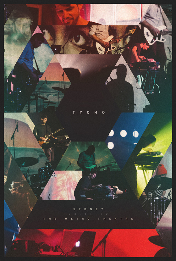 Tycho @ The Metro Theatre – Sydney 24/11/12 #tycho #photos #design #poster #music #concert