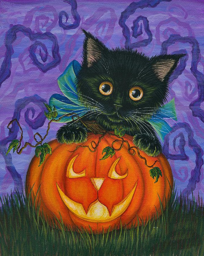 beginner easy halloween paintings & paint by numbers #painting