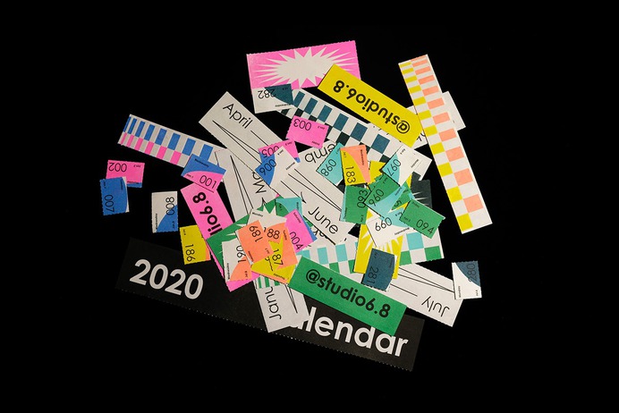 2O2O Calendar (Risograph print) on Behance