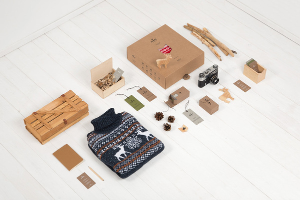 Eskimo Â | Â Â http://eskimodesign.ru"Rebranding for online store Deerz. Main range of goods are sweaters and pullovers with Scandinavian #white #branding #packaging #identity #layout #winter