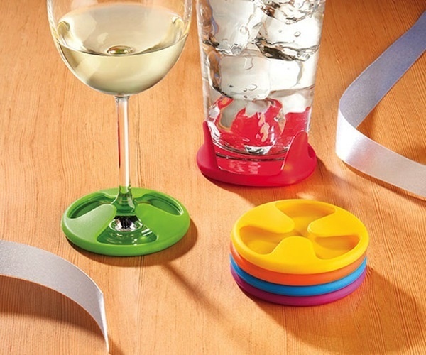 Silicone Grip Coaster Set #gadget