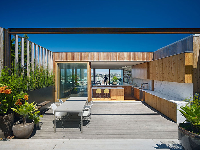 Indoor/outdoor kitchen by Craig Steely