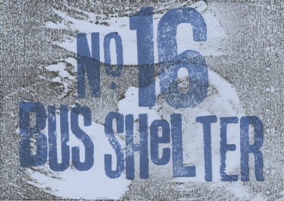 What is Local? No. 16 bus Shelter #design #graphic #letterpress #typography