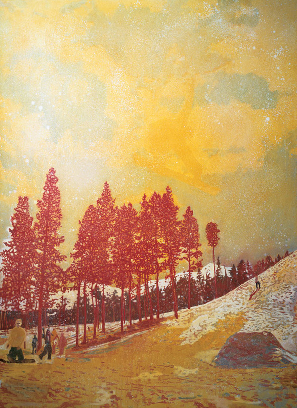 Orange Sunshine #doing #peter #painting #landscape