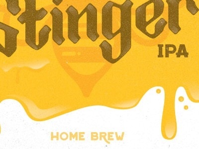 Bee and hops