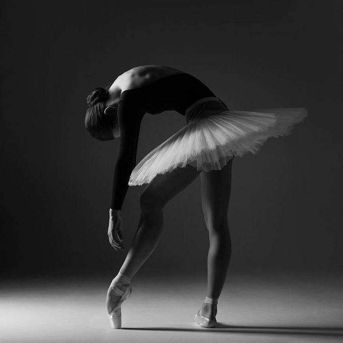 black and white, ballet, art, fine art, and photography image ...