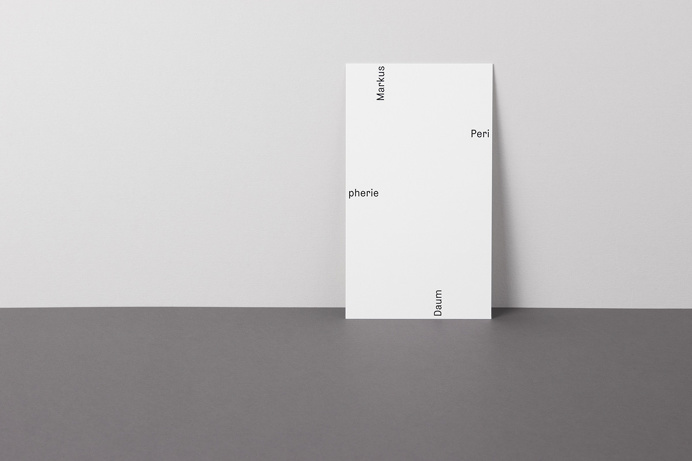 Markus Daum—Exhibition ›Peripherie‹ on Behance