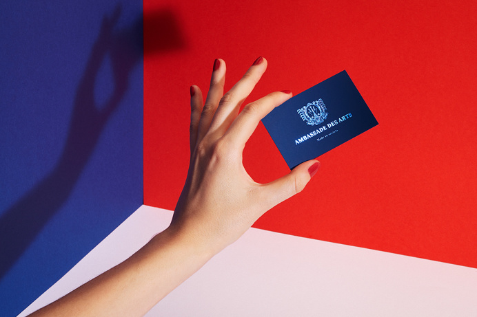 ambassade des arts blue packaging branding modern cool inspiration designblog www.mindsparklemag.com