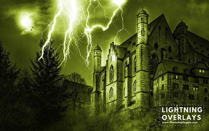 Free Lightnings by PhotoshopSupply