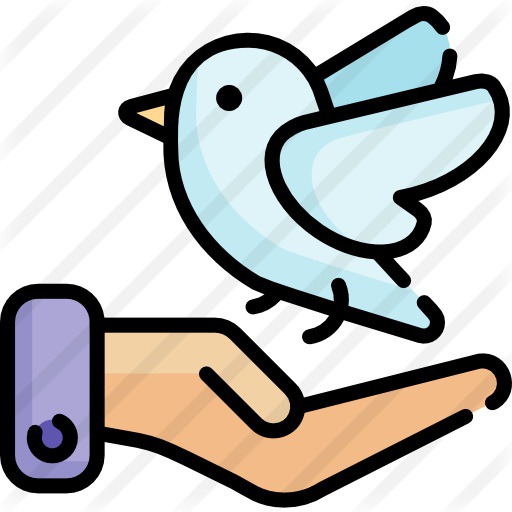 See more icon inspiration related to freedom, dove, cultures, hands and gestures, bird, hand, peace, animals and animal on Flaticon.
