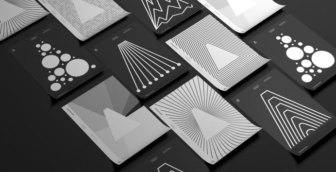 arcadia data branding black and white geometry minimal beautiful designer Casey Martin inspiration designblog mindsparkle mag www.mindsparkl