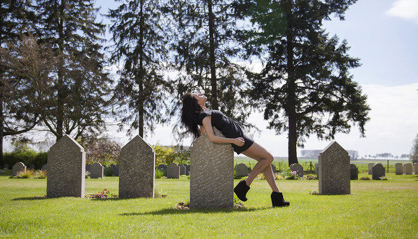 Laura Sterlin - By Clyde Funtona #funtona #sterlin #mode #cemetary #laura #photography #clyde #fashion