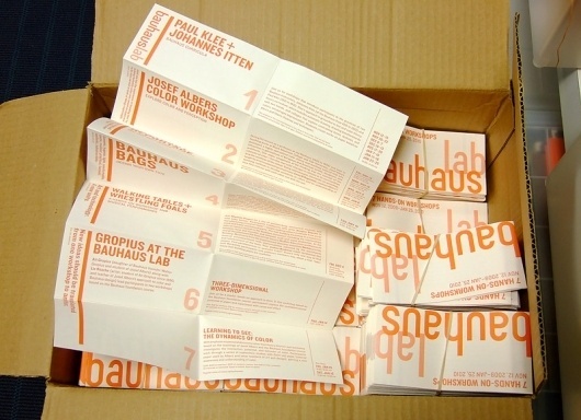 The Department of Advertising and Graphic Design #bauhaus #orange #moma