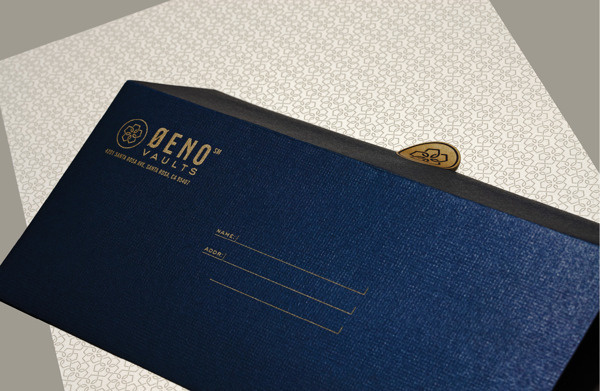 Oeno Vaults on Behance #print #idenity