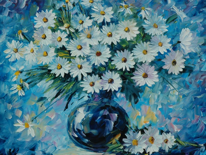 daisy painting & daisy paint by number #painting
