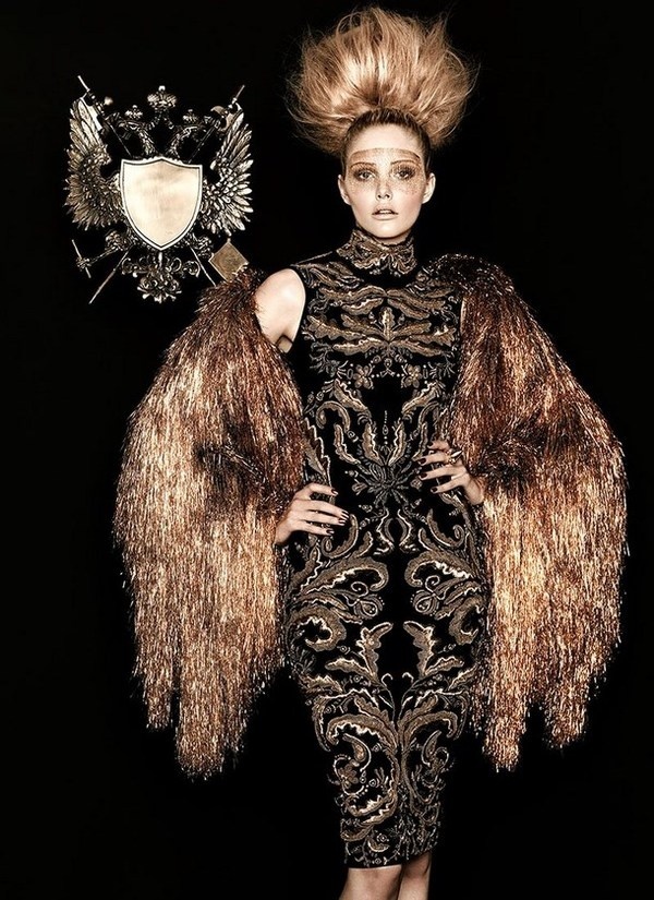 Artistic fashion story – "Your Majesty" in Flare Magazine #fashion #artistic #story #art
