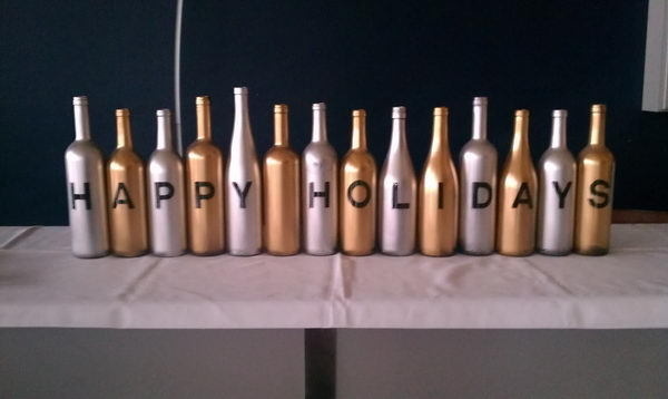 Homemade Wine Bottle Crafts #diy #craft #wine #bottle