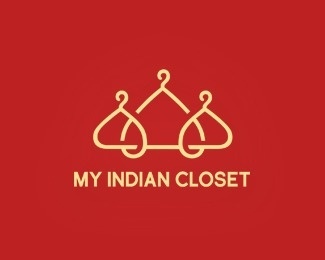 My Indian Closet #icon #logo #color #humor