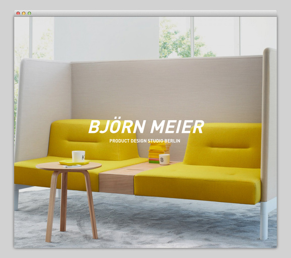 Björn Meier #website #layout #design #web