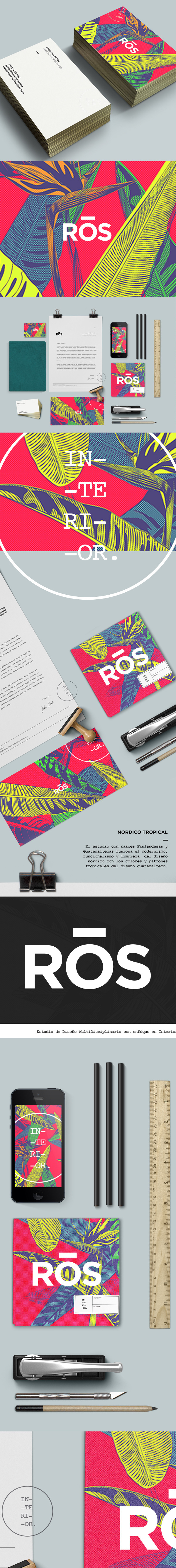 Ros Interior Design on Behance #design #identity