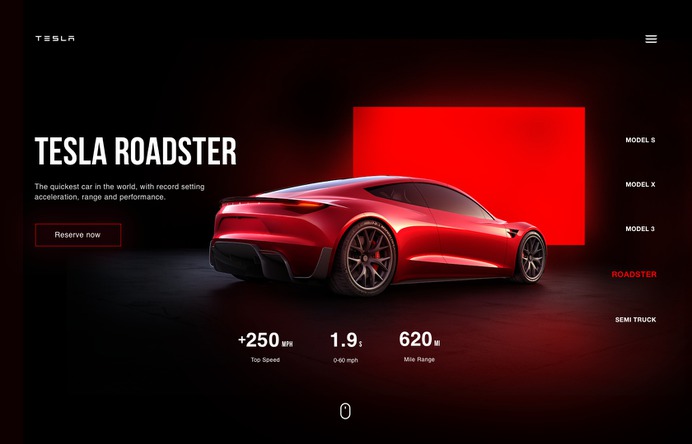 Tesla Hero Slider