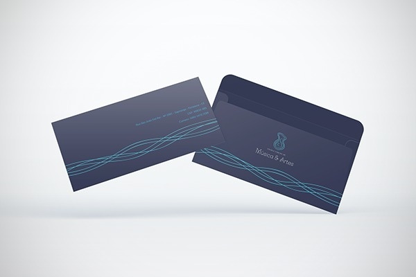 Escola Videira de Música e Artes | Identity on Behance #lines #churhc #branding #school #of #design #levileal #sound #music #logo #waves