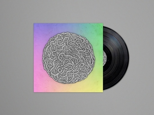 Energeek EP on the Behance Network #cover #illustration #energeek #gradient