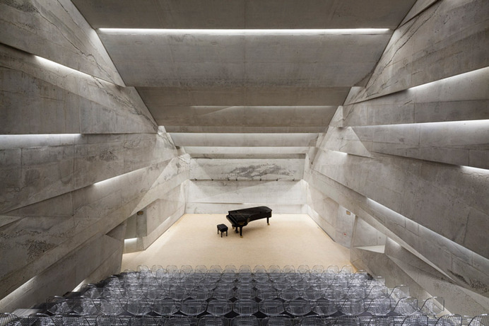 peter haimerl konzerthaus blaibach germany designboom #germany