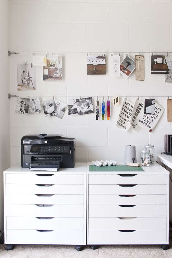 Spaces // Lindsay Stetson Thompson | Eva Black Design #homeoffice #office #space #work