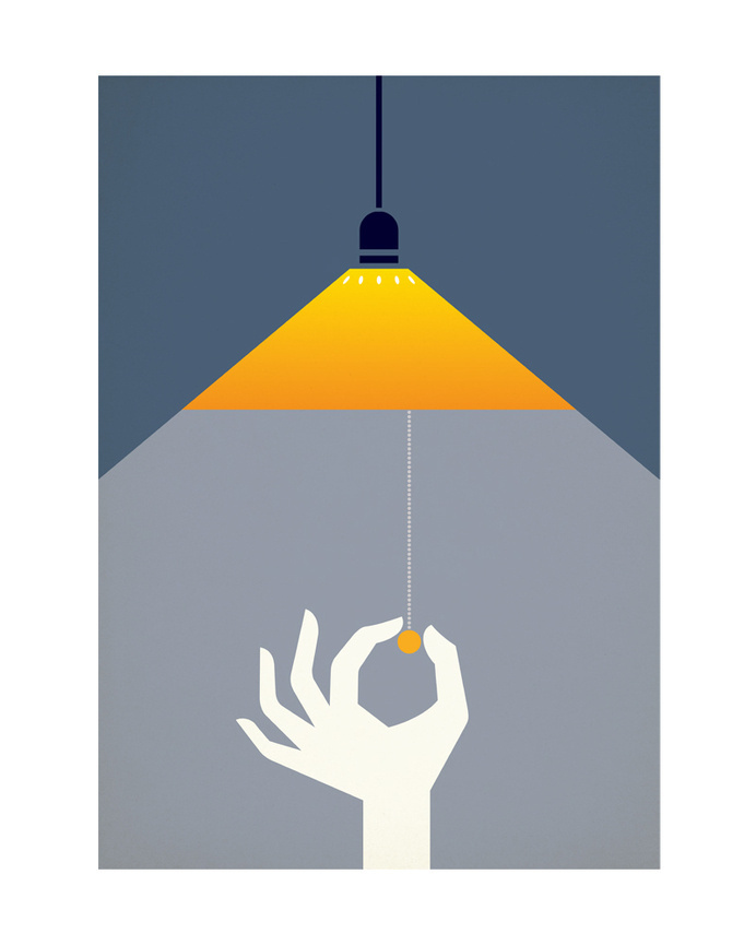 Image of Please Turn Out The Light #print #design #graphic #illustration #poster