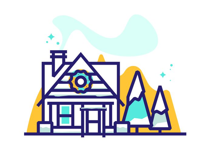 Winter Cabin