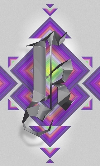 Knight on the Behance Network #illustration #shapes #typography