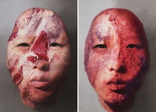 hyo-seok-1.jpg (JPEG Image, 540x387 pixels) #seok #han #meat #face #art #hyo