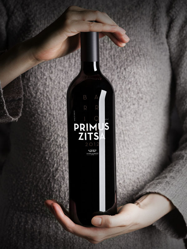 Primus Zitsa Barrique - grab . the . eye . | design & visual communication #branding #packaging #wine #zitsa #primus #typography