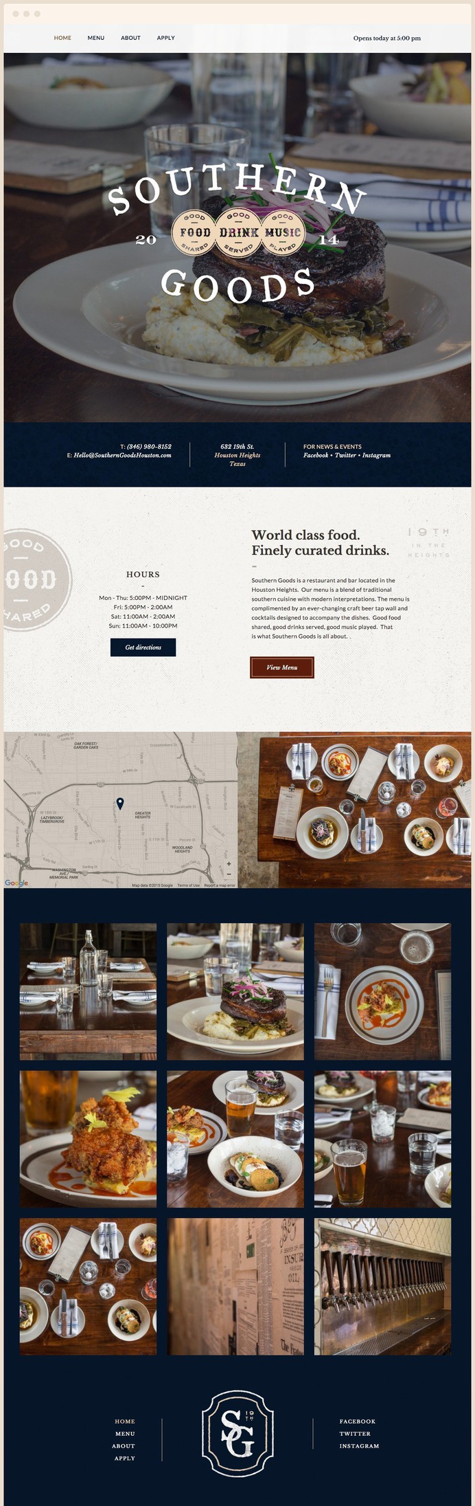 Restaurant Website Design #restaurant #website #webdesign #restaurant #houston #food
