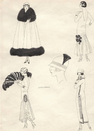 coqueterías - (via misswallflower) #fashion #illustration #vintagee