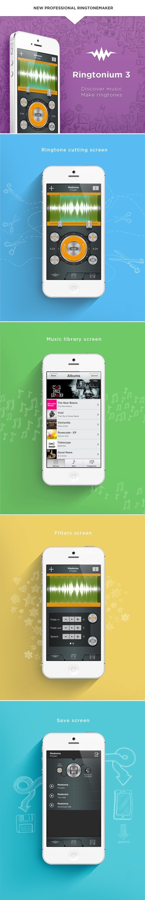 Ringtonium #application #ux #app #ui