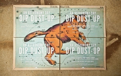 Design Work Life » Brandt Brinkerhoff: Dip Dust-up Collateral #invitation