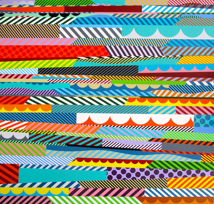 jason woodside painting pattern abstract
